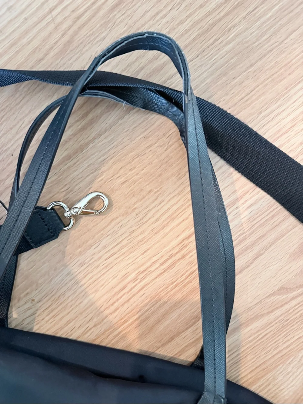 kate spade black xl diaper bag or weekender